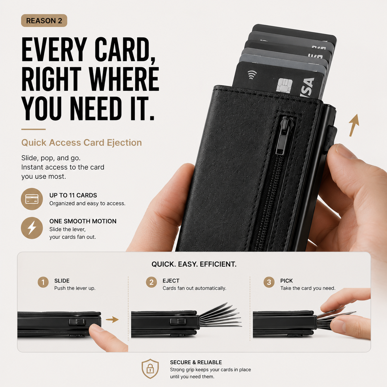 RFID-Blocking Card Holder Wallet
