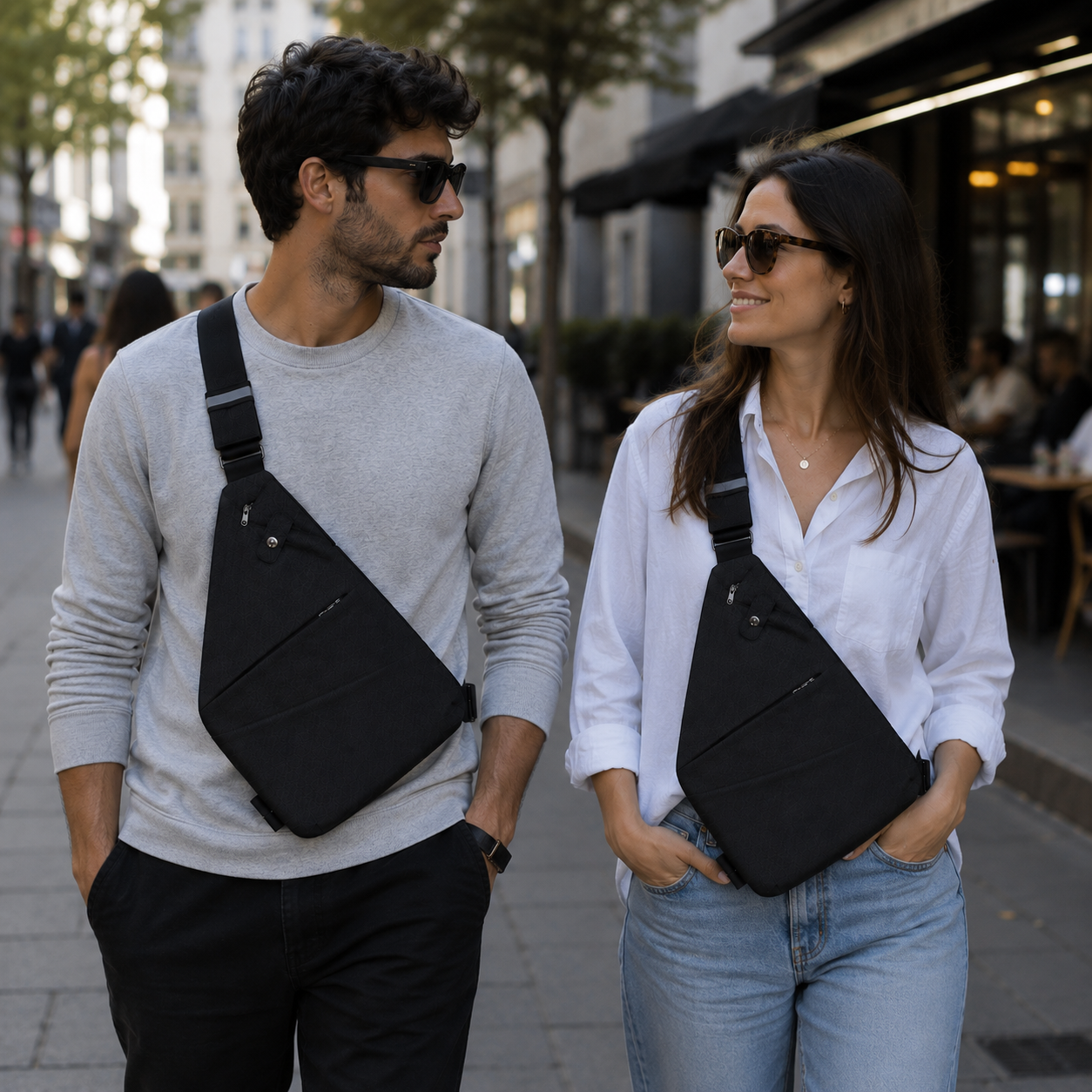 Anti-Theft Crossbody Sling Bag