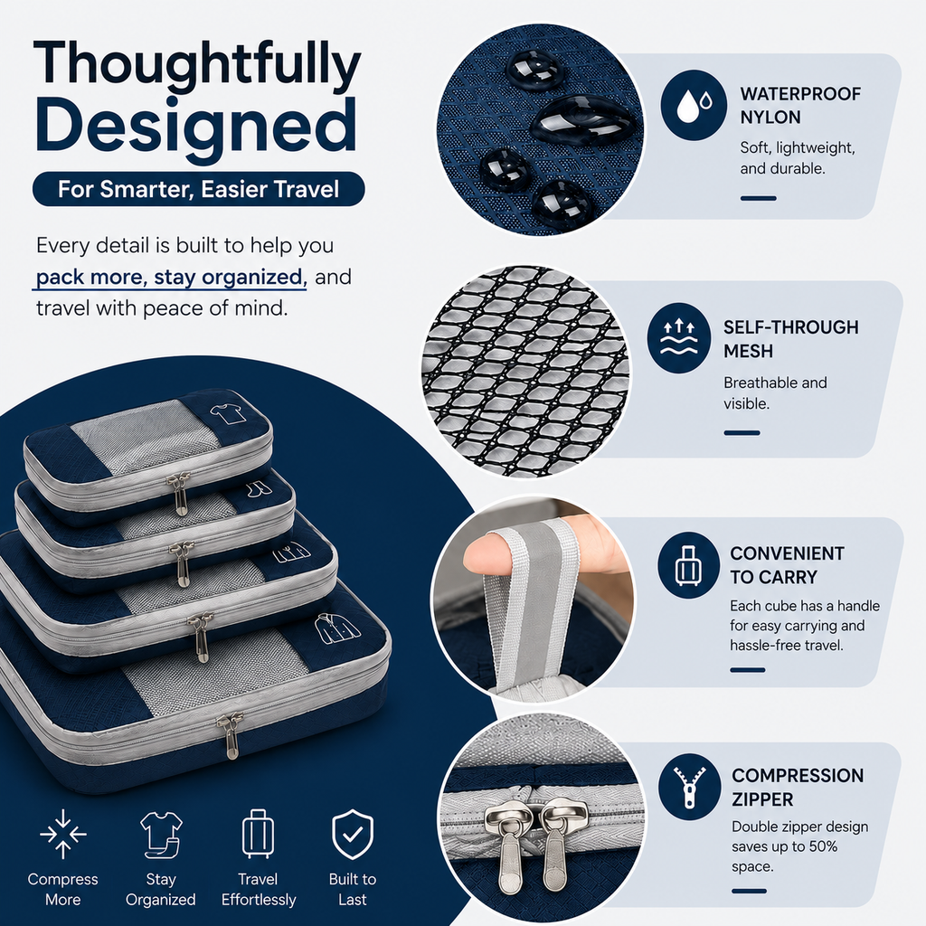 Compression Packing Cubes