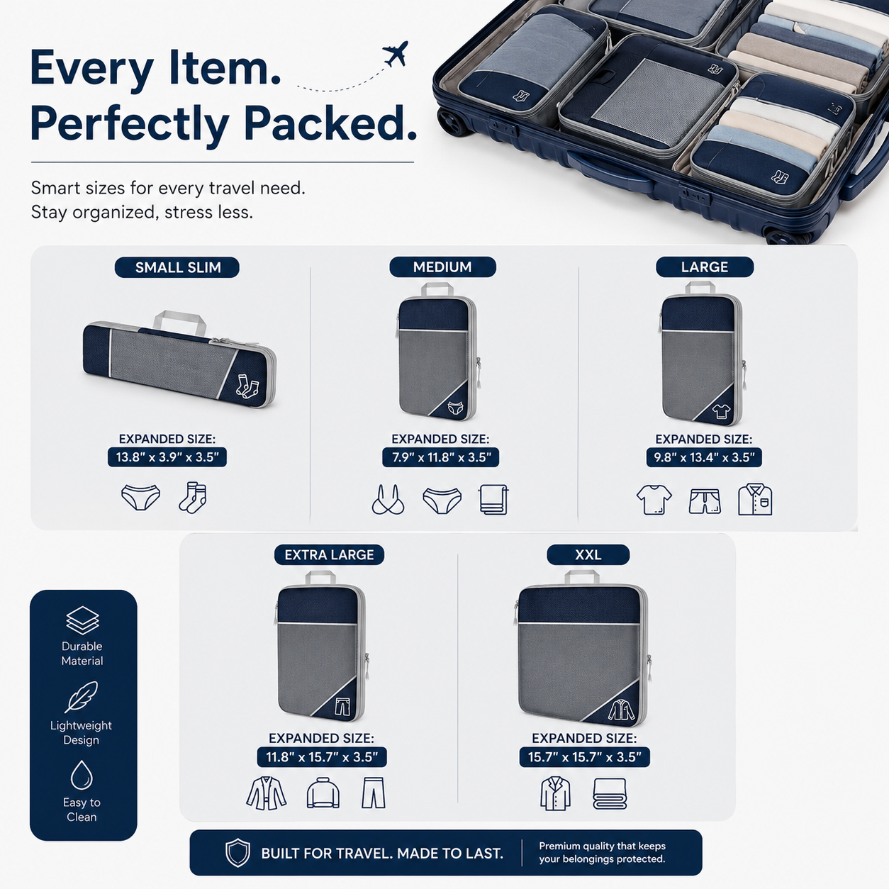 Compression Packing Cubes